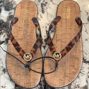 MK tortoise sandals